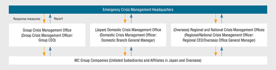 Crisis Management Structure on a Consolidated Basis