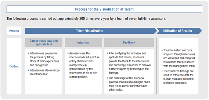 Process for the Visualizaion of Talent